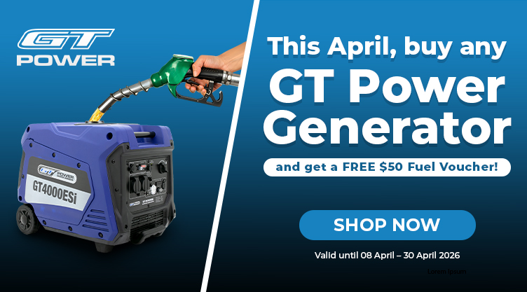 Picture for category Buy any GT Power generator and get a FREE $50 fuel voucher